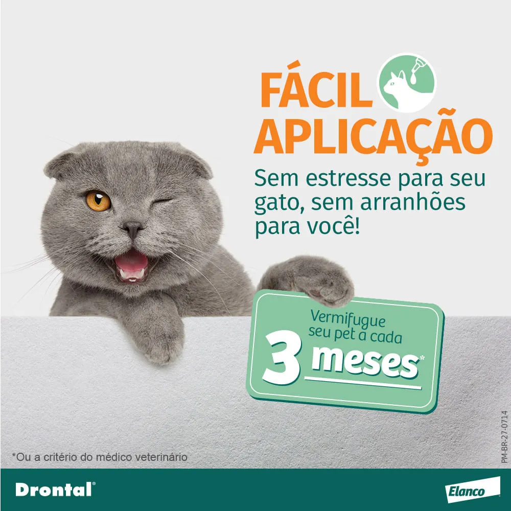 Vermífugo Drontal Spot On para Gatos 5kg a 8kg — foto 4