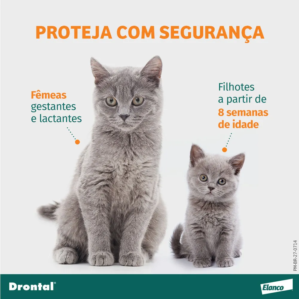 Vermífugo Drontal Spot On para Gatos 5kg a 8kg — foto 5