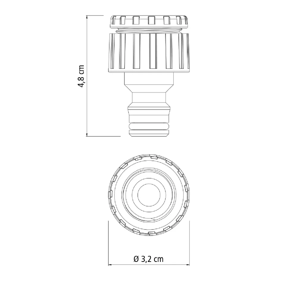 Adaptador Fêmea com Rosca 3/4" e Redução 1/2" Tramontina — foto 5