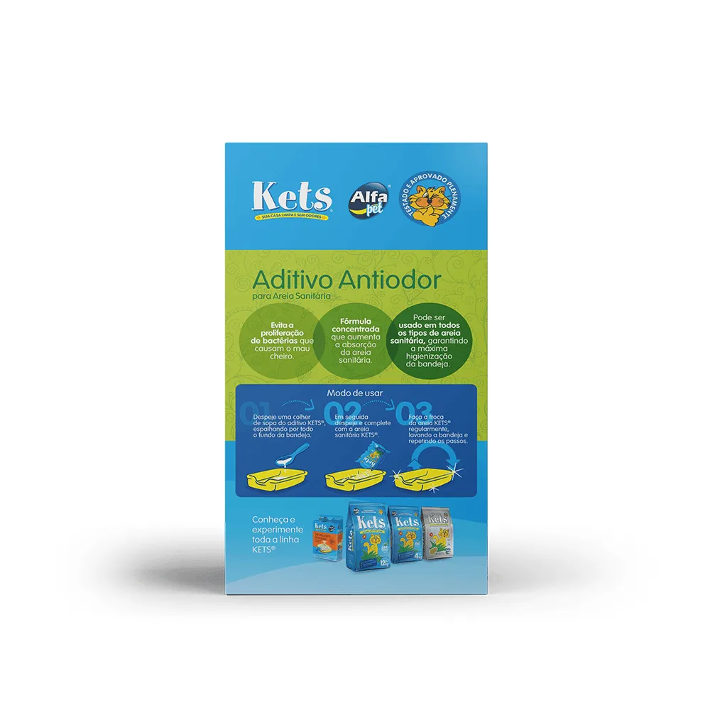 Aditivo Antiodor para Areia Sanitária Kets — foto 2