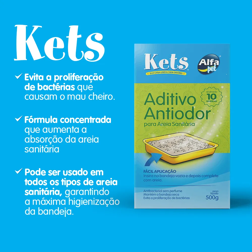 Aditivo Antiodor para Areia Sanitária Kets — foto 4