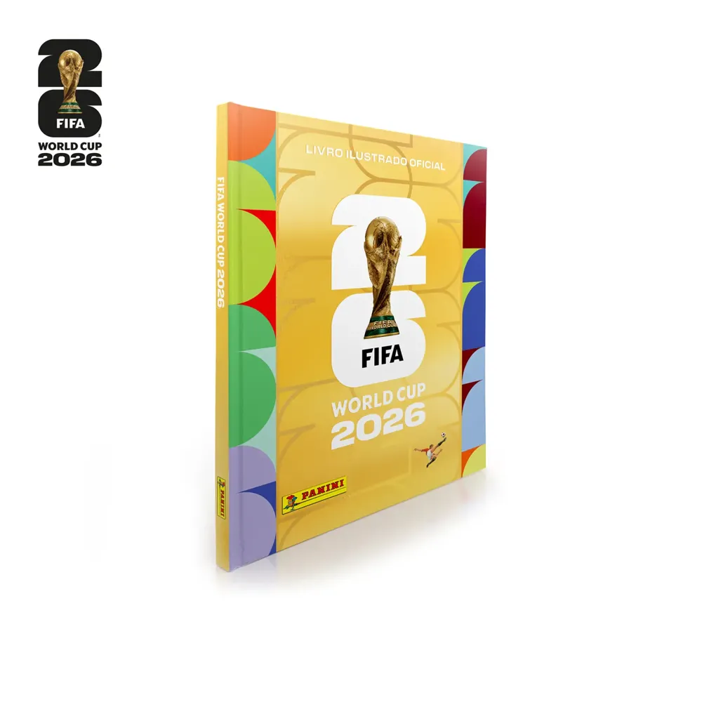 Álbum Capa Dura Ouro para Figurinhas da Copa Panini