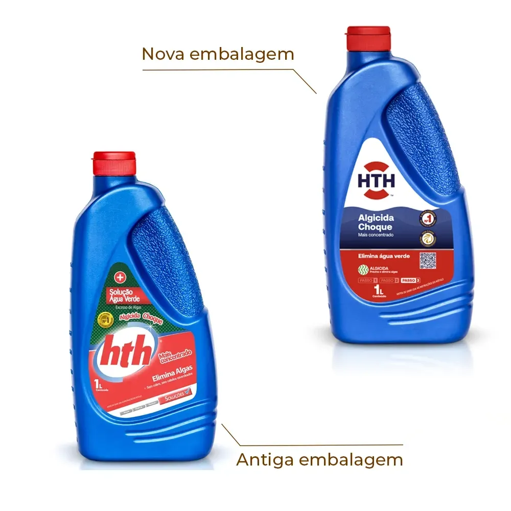 Algicida de Choque Solução Água Verde HTH — foto 2