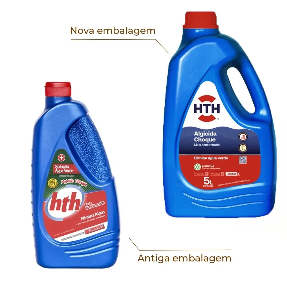 Algicida de Choque Solução Água Verde HTH — foto 4