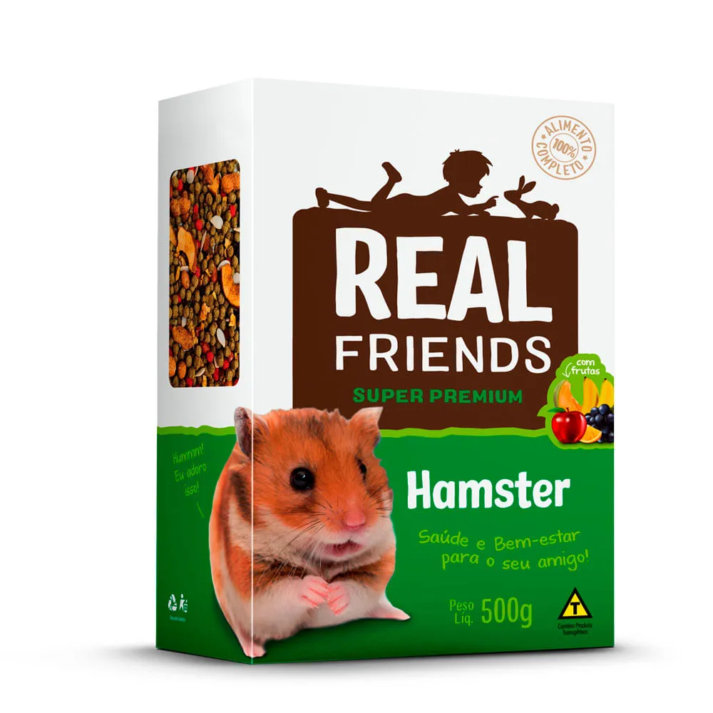 Ração Real Friends com Frutas Hamster Zootekna