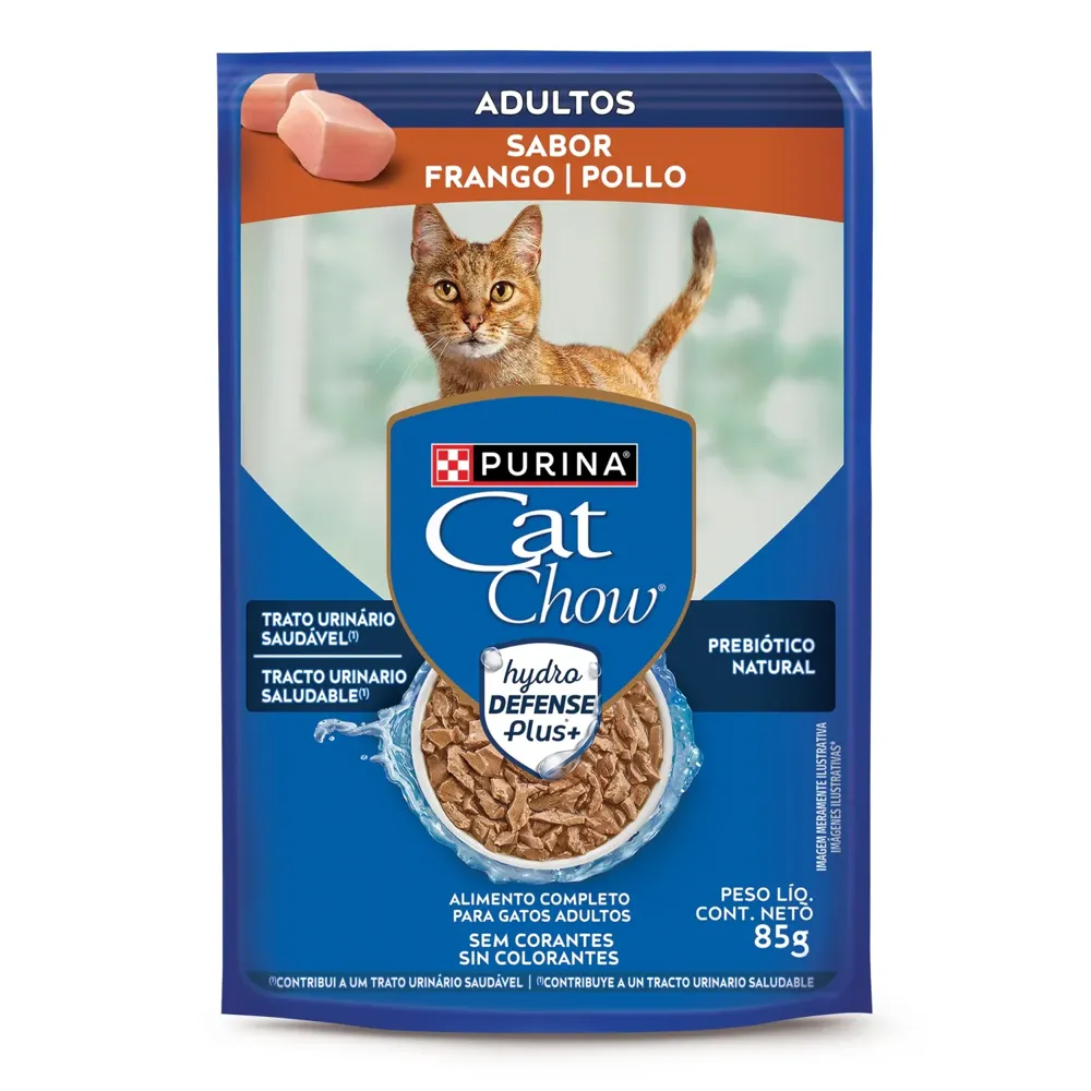 Ração Úmida Cat Chow Adultos Frango