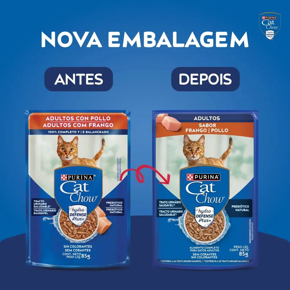 Ração Úmida Cat Chow Adultos Frango — foto 2