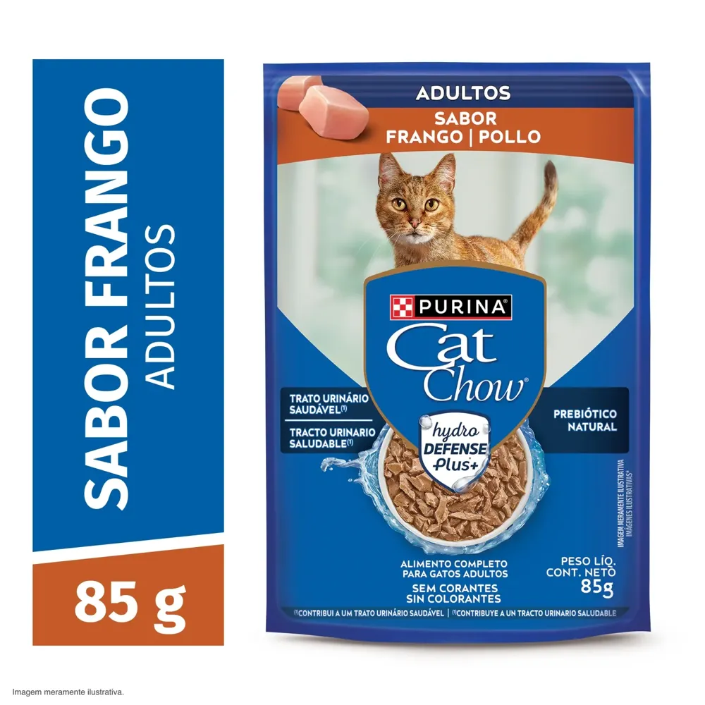 Ração Úmida Cat Chow Adultos Frango — foto 3