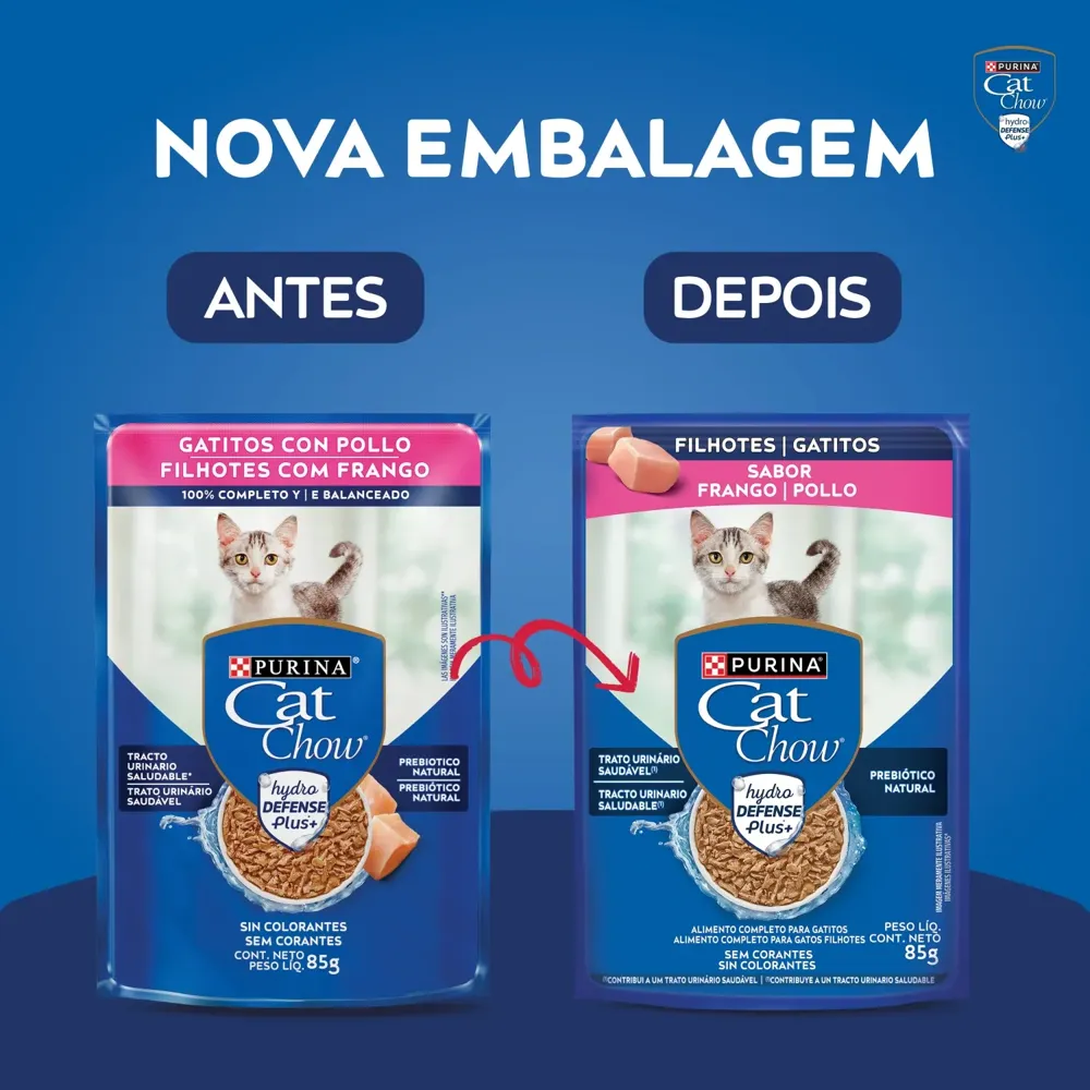 Ração Úmida Cat Chow Filhotes Frango — foto 2