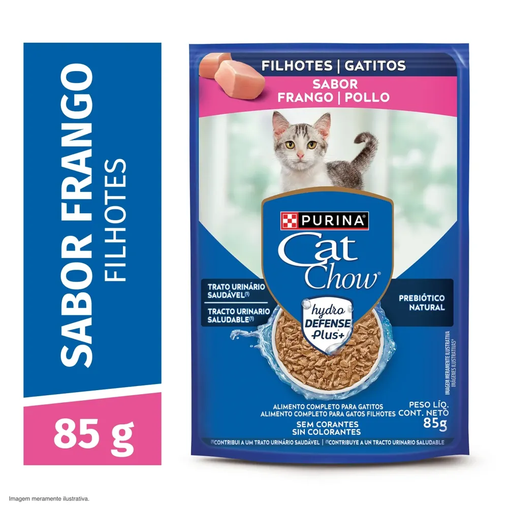Ração Úmida Cat Chow Filhotes Frango — foto 3