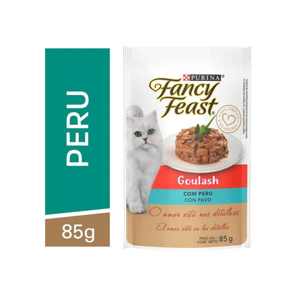 Ração Úmida Fancy Feast Goulash Peru — foto 2