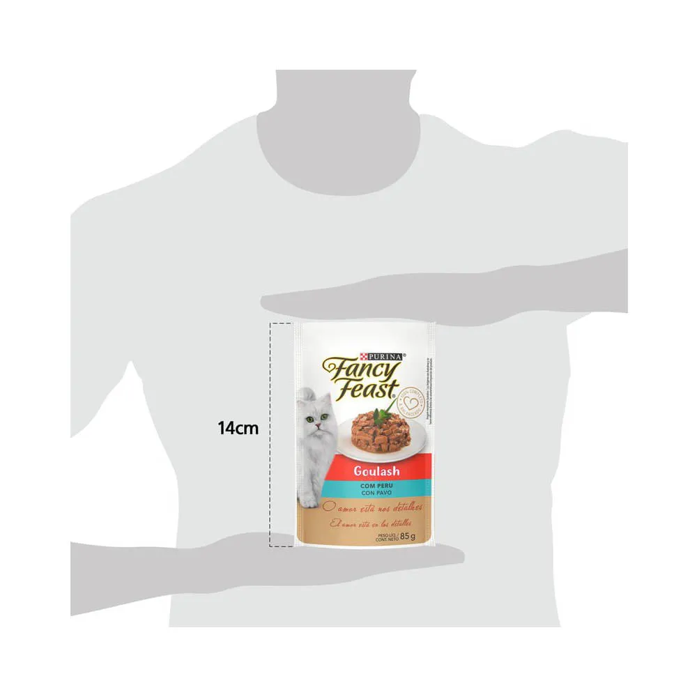 Ração Úmida Fancy Feast Goulash Peru — foto 6