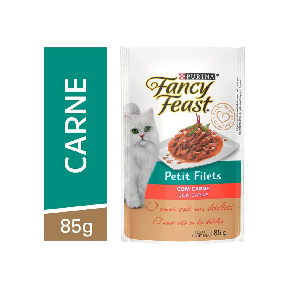 Ração Úmida Fancy Feast Petit Filet Carne — foto 2