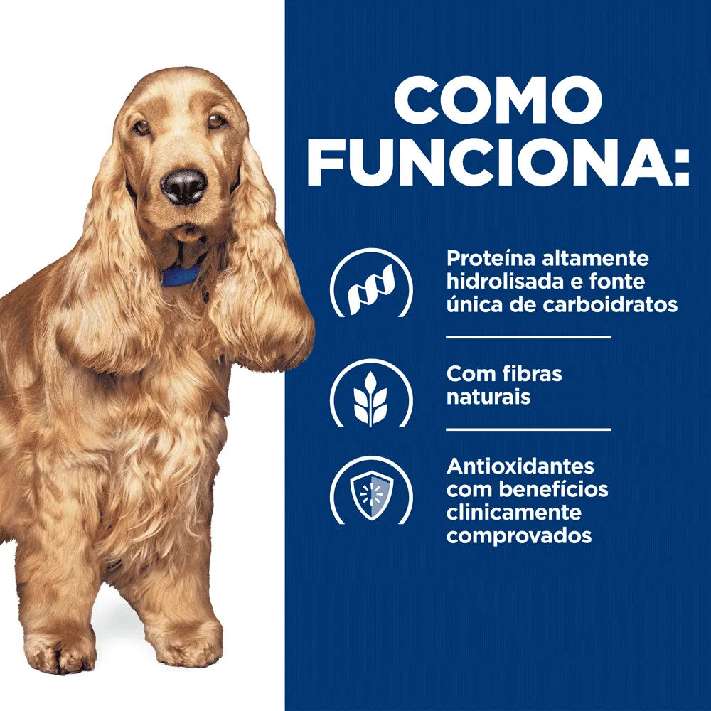 Ração Úmida Hill's Prescription Diet Z/D Cães Adultos Alergias Alimentares e da Pele — foto 5