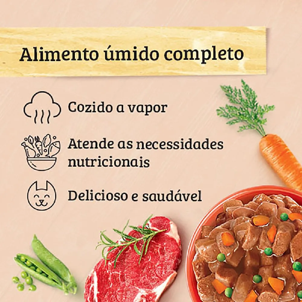 Ração Úmida Kelcat Carne com Ervilha e Cenoura — foto 4