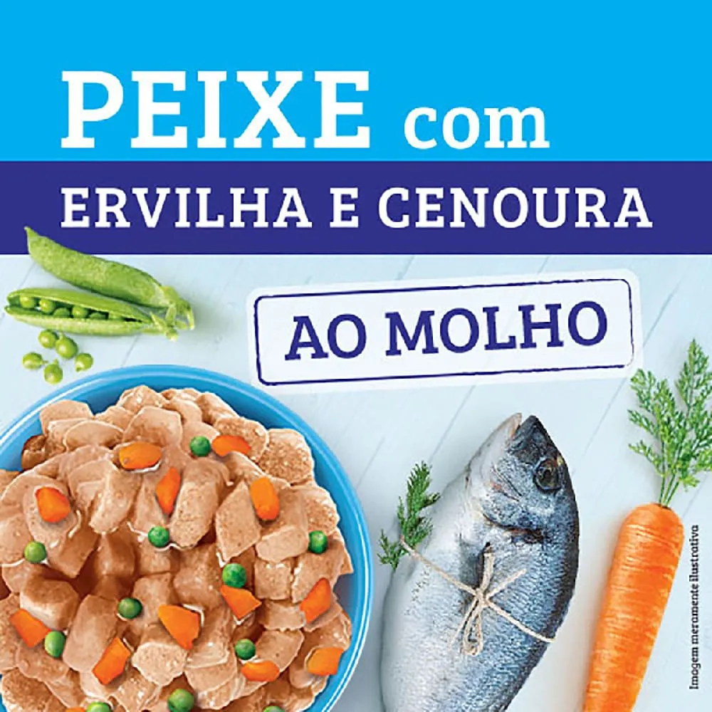 Ração Úmida Kelcat Peixe com Ervilha e Cenoura — foto 5