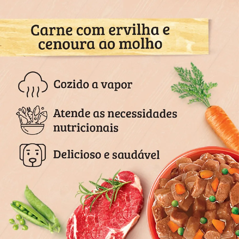 Ração Úmida Keldog Carne, Ervilha e Cenoura — foto 3