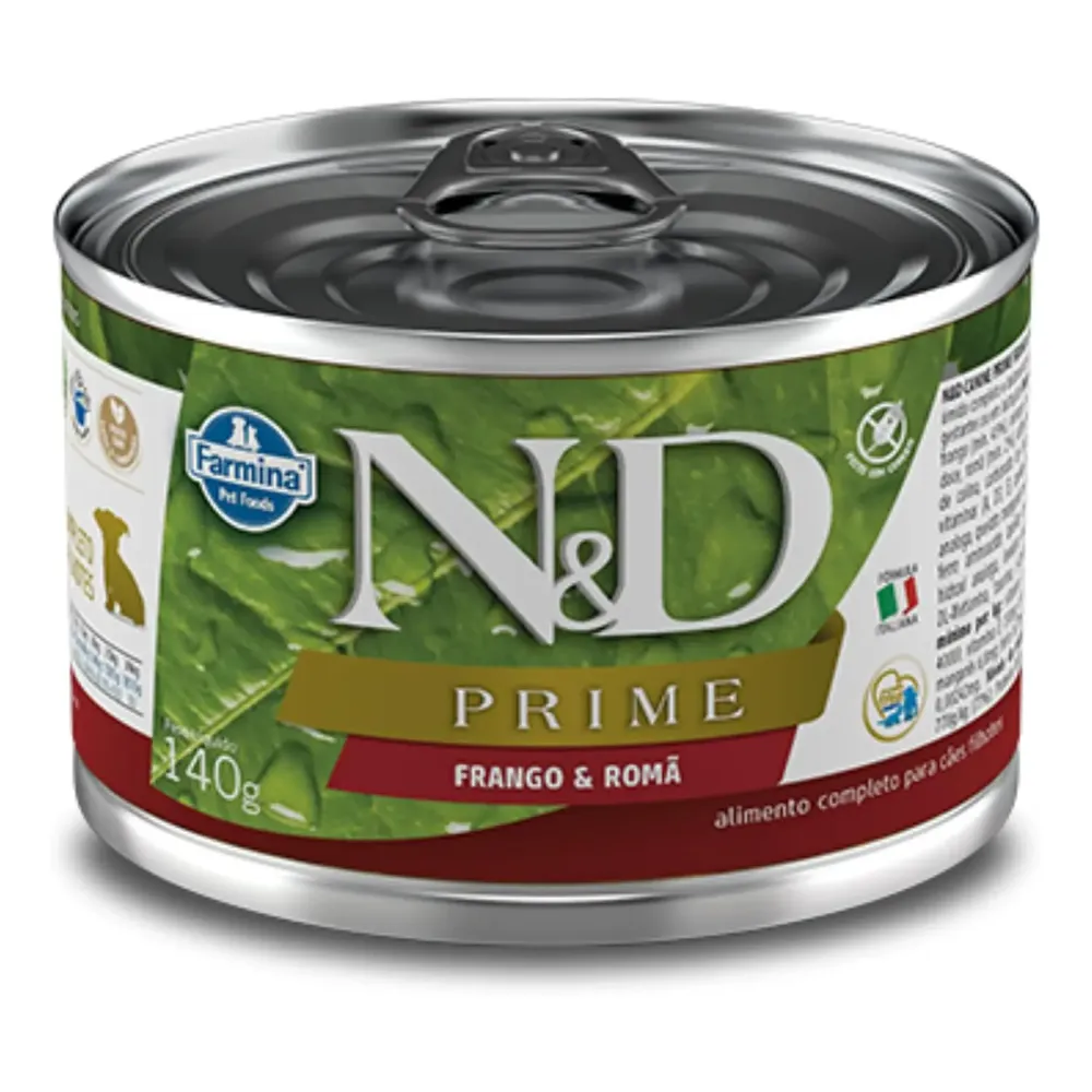 Ração Úmida N&D Prime Cães Filhotes Frango e Romã