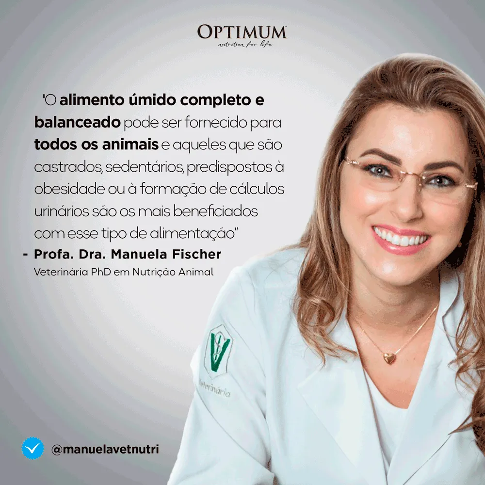 Ração Úmida Optimum Sachê para Cães Adultos Raças Pequenas e Minis Frango — foto 4