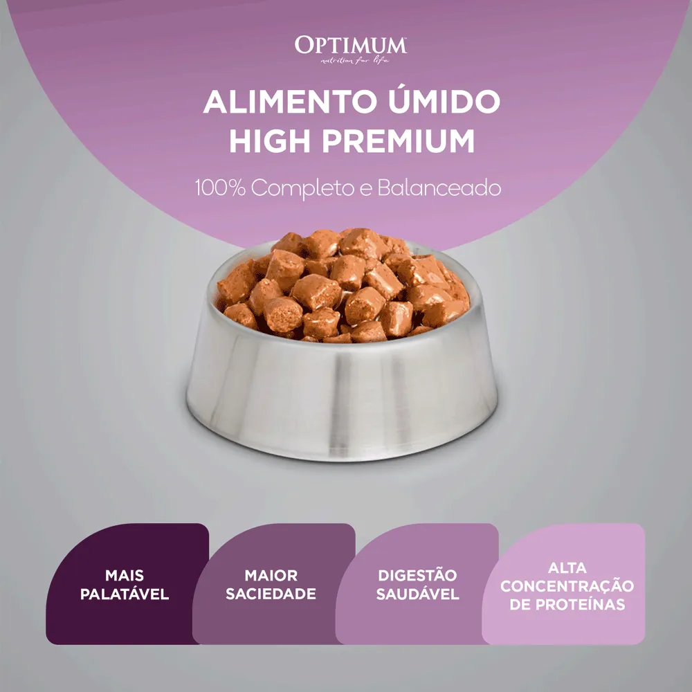 Ração Úmida Optimum Sachê Cães Filhotes Frango — foto 5