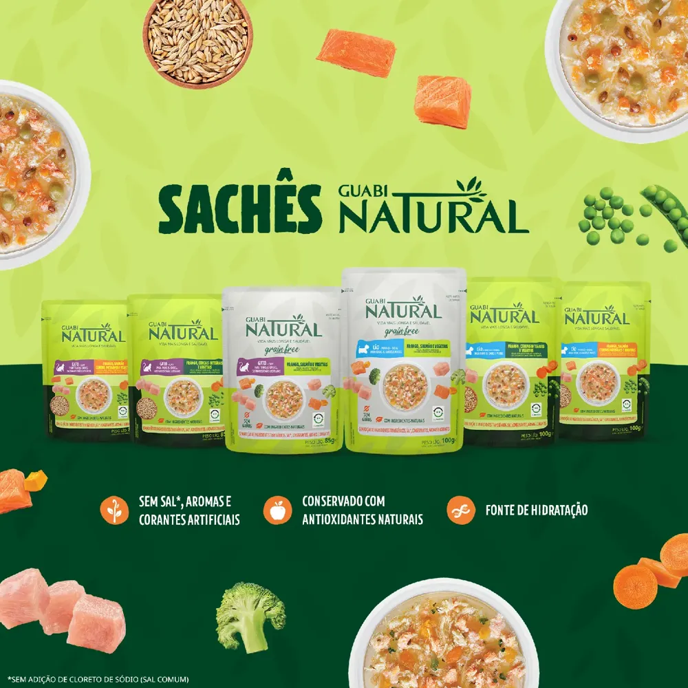 Ração Úmida Guabi Natural Cães Adultos Frango e Cereais — foto 4