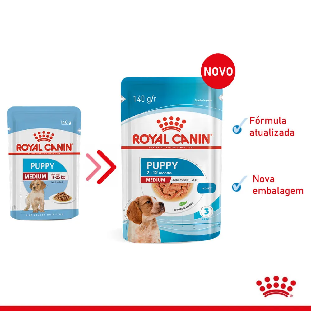 Ração Úmida Royal Canin Medium Puppy Cães Filhotes — foto 2