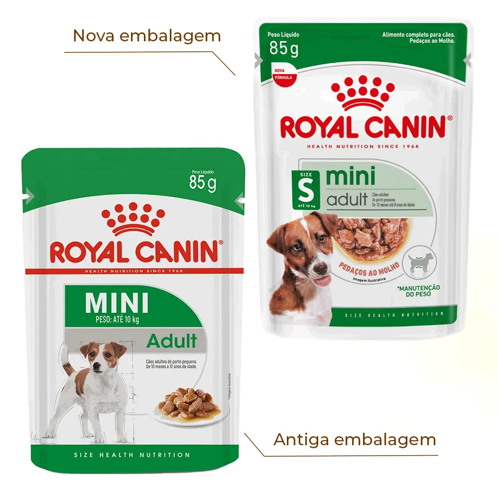Ração Úmida Royal Canin Mini Adult Cães Adultos — foto 2