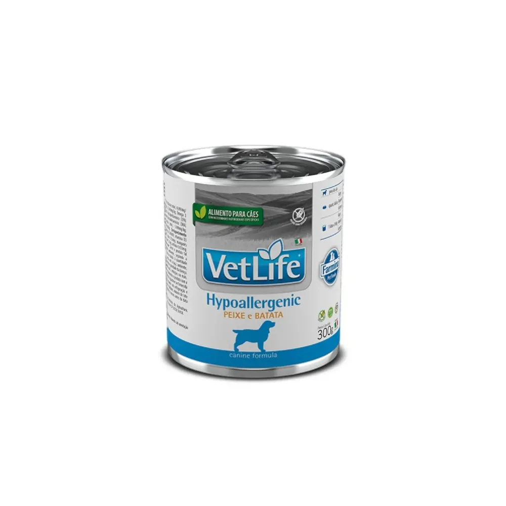 Ração Úmida Vet Life Cães Hipoalergênico