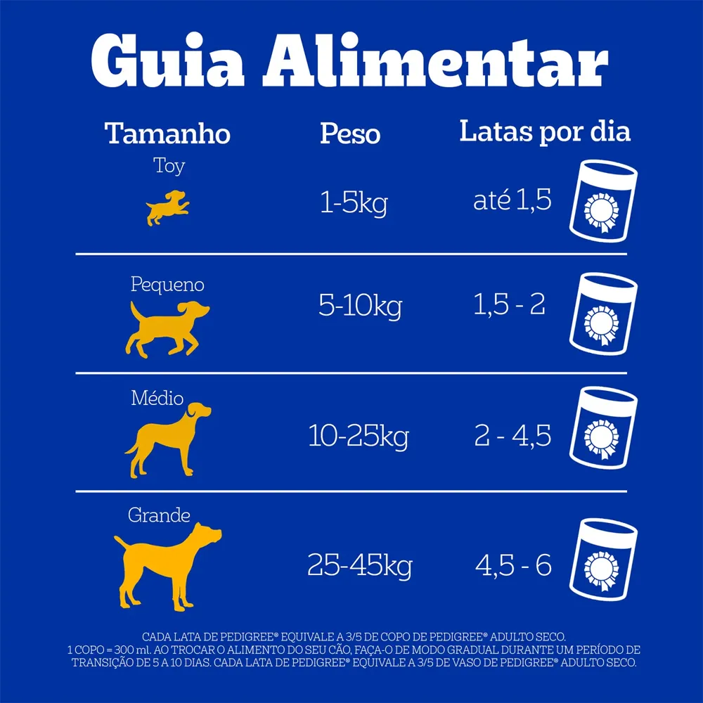 Ração Úmida Pedigree para Cães Adultos Lata Patê de Carne — foto 5