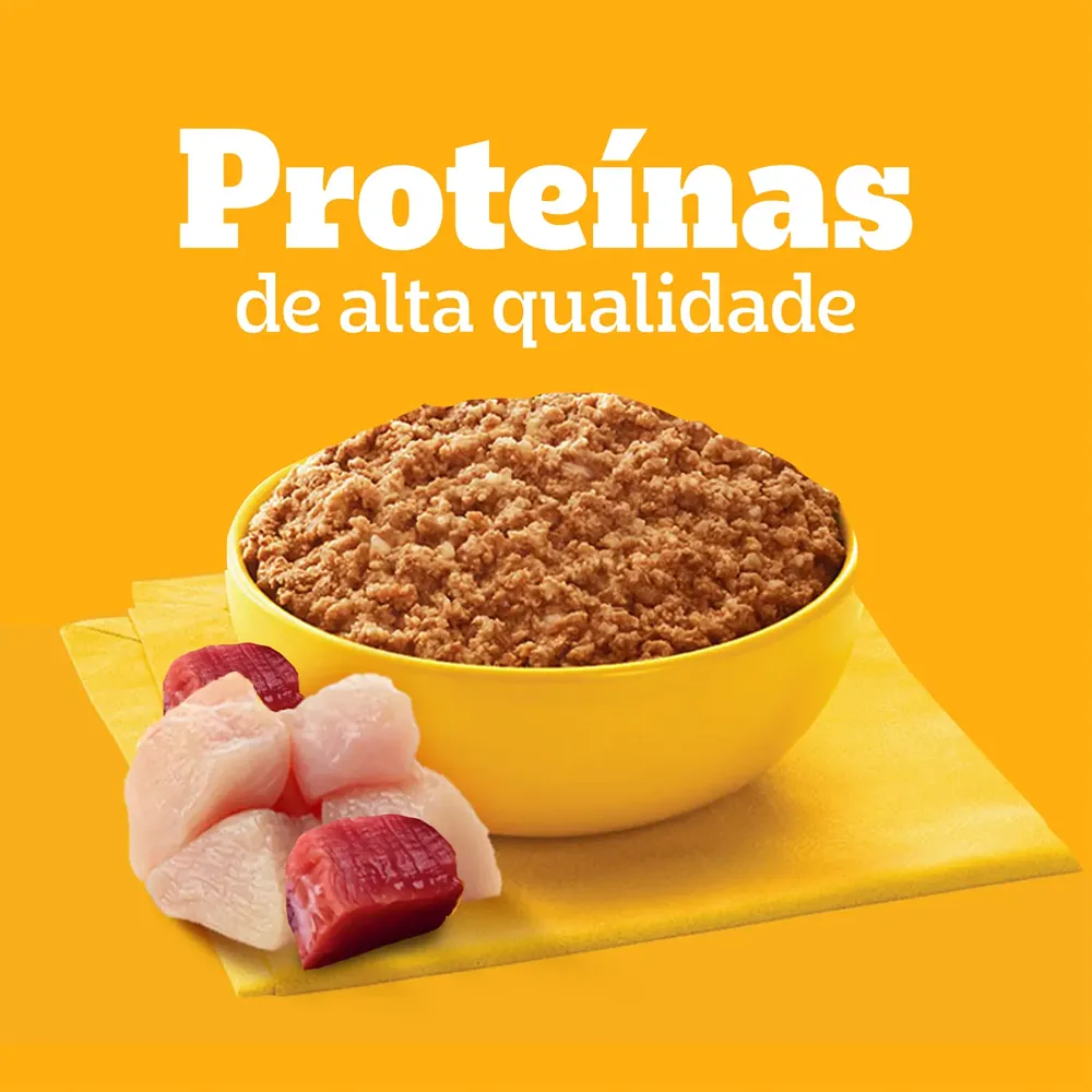 Ração Úmida Pedigree para Cães Filhotes Lata Patê de Carne e Frango — foto 3