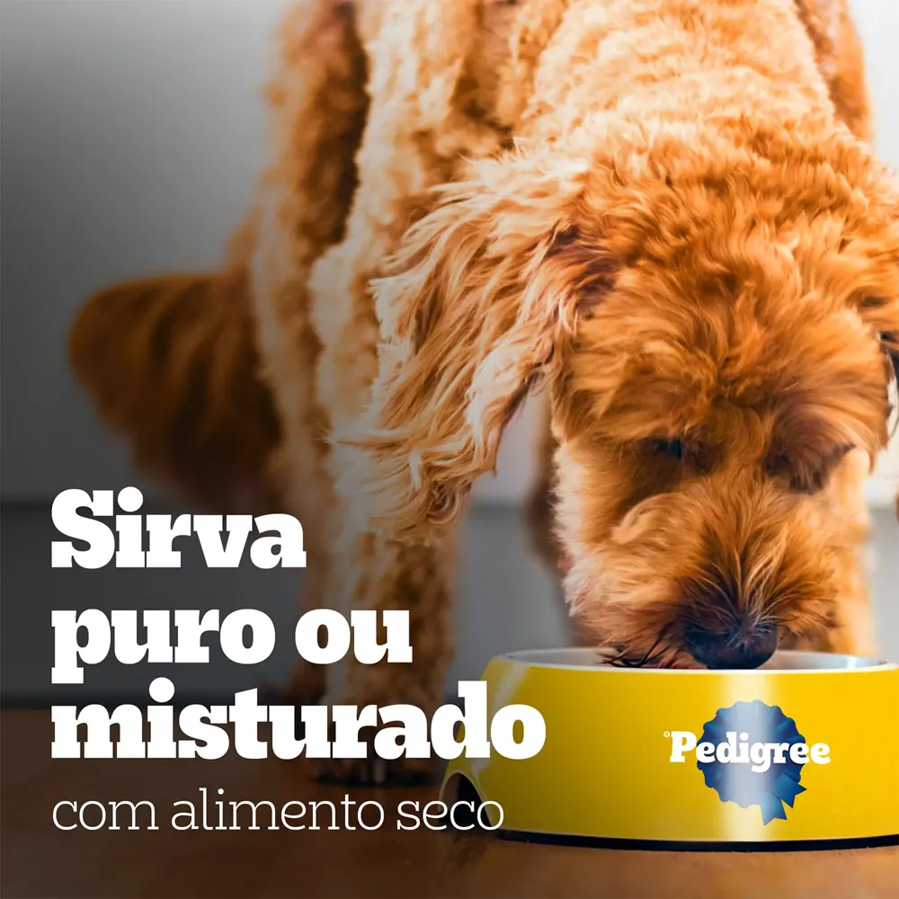 Ração Úmida Pedigree para Cães Filhotes Lata Patê de Carne e Frango — foto 5