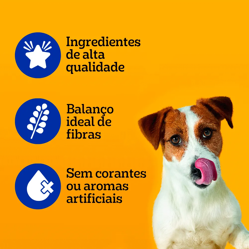 Ração Úmida Pedigree Sachê Cães Adultos Raças Pequenas Frango ao Molho — foto 5