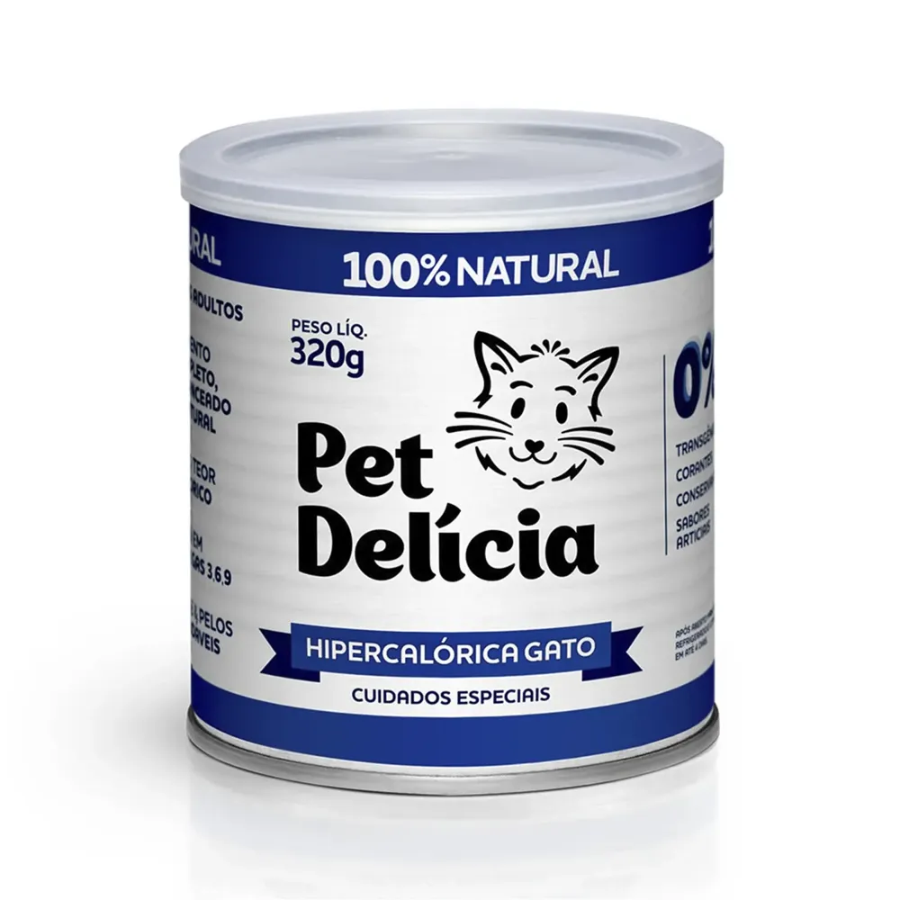 Ração Úmida Pet Delícia Gatos Hipercalórica