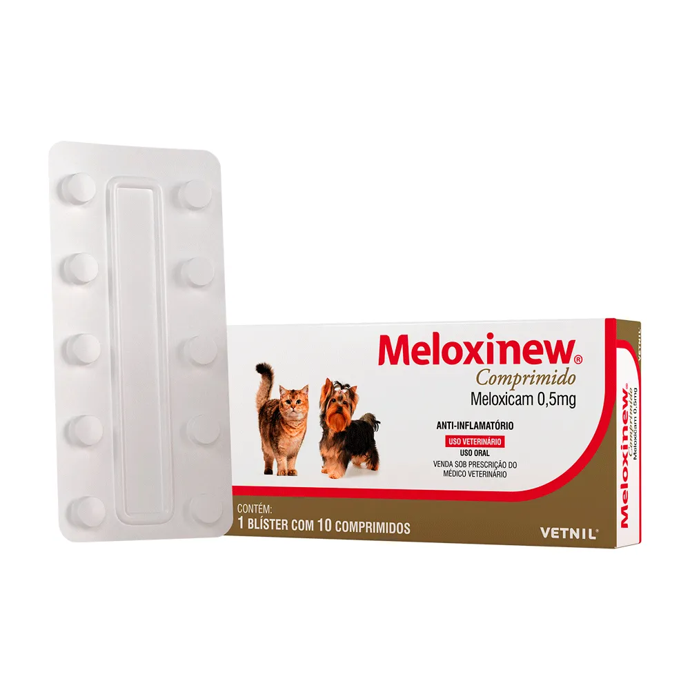 Anti-Inflamatório Meloxinew 0,5mg Vetnil