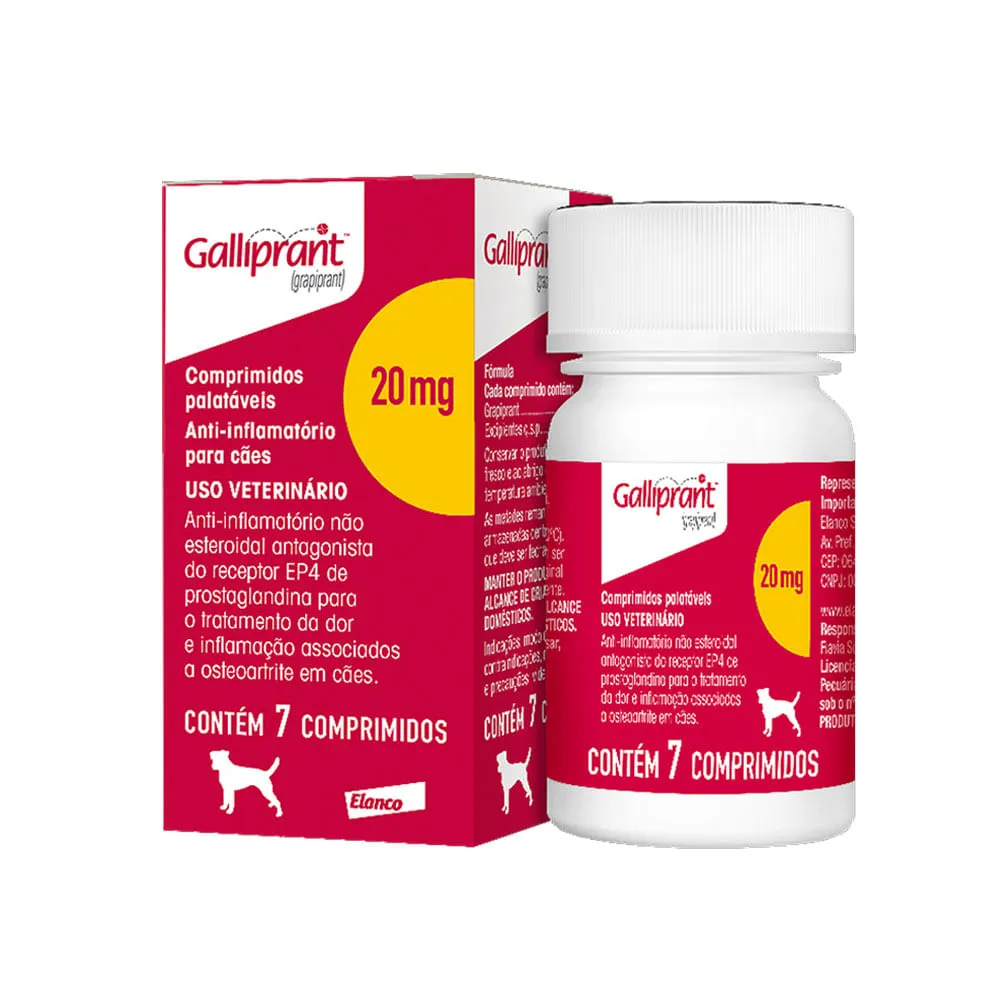 Galliprant 20mg Anti-inflamatório para Cachorro