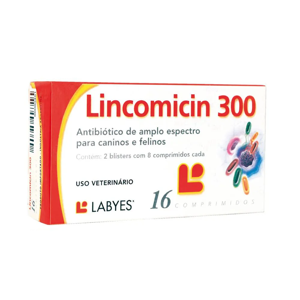 Antibiótico Lincomicin 300 para Cães e Gatos