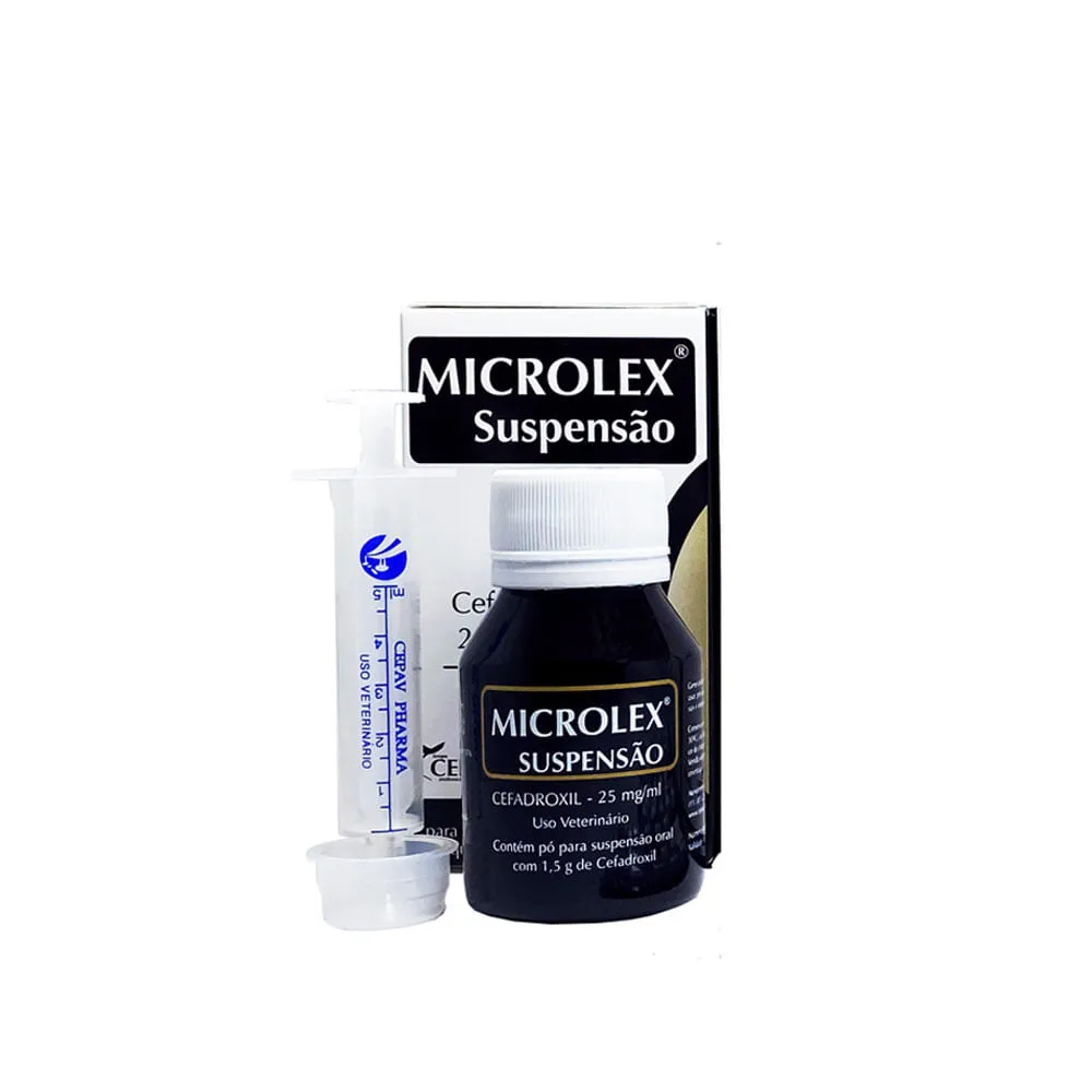 Antibiótico Microlex Suspensão Cães e Gatos Cepav