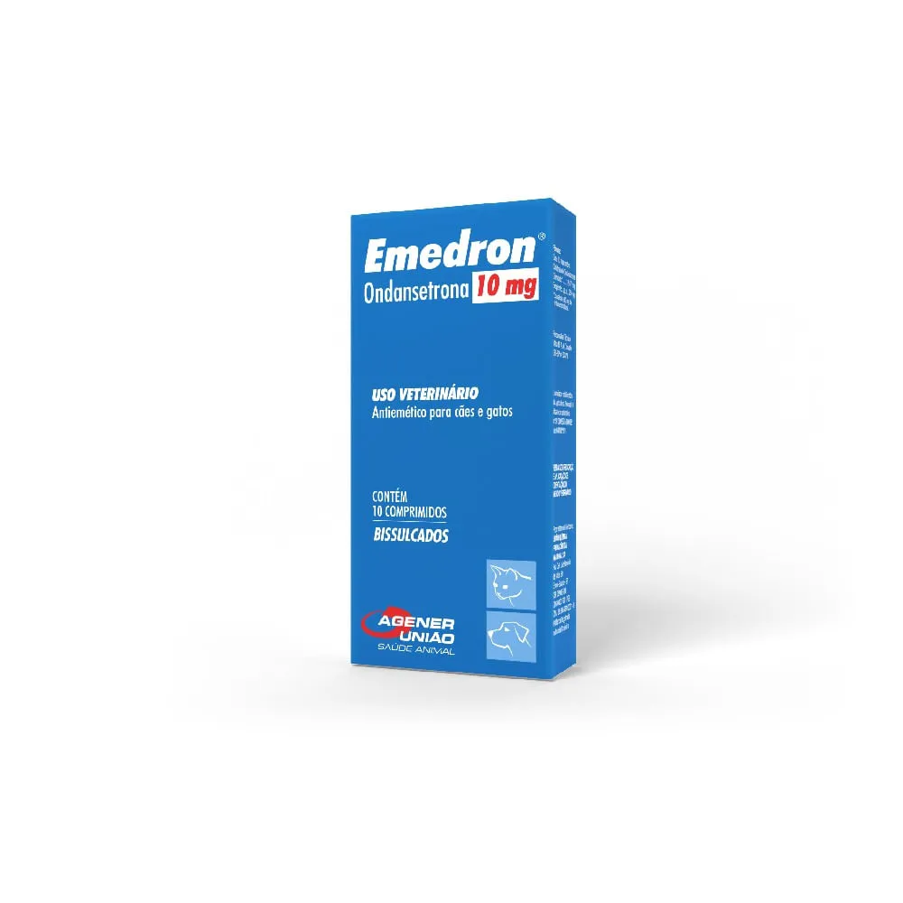 Antiemético Emedron 10 mg para Cães e Gatos