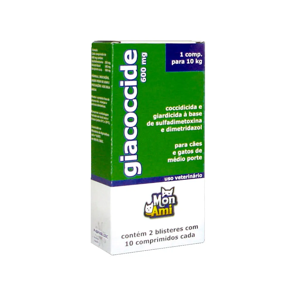 Antimicrobiano para Cães e Gatos Giacoccide Mon Ami