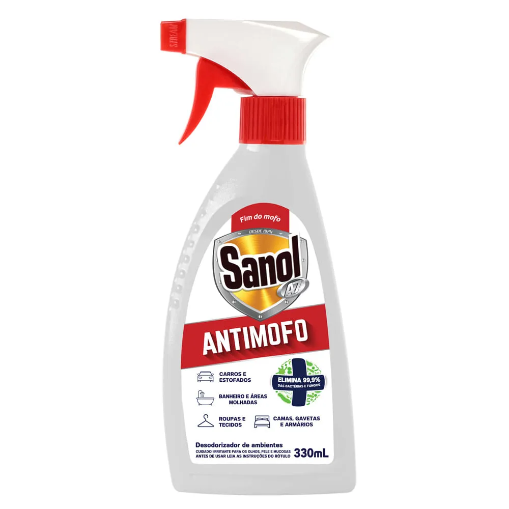 Desodorizador de Ambiente Antimofo Sanol
