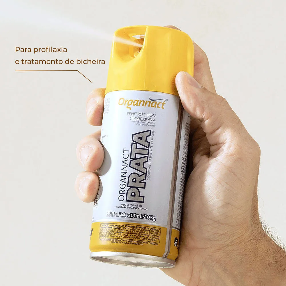 Organnact Prata Spray Antiparasitário — foto 3