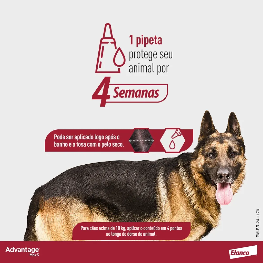 Antipulgas Advantage Max3 Cães até 4kg — foto 4