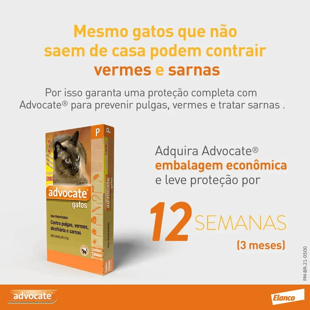 Antipulgas Advocate Gatos até 4 kg — foto 6