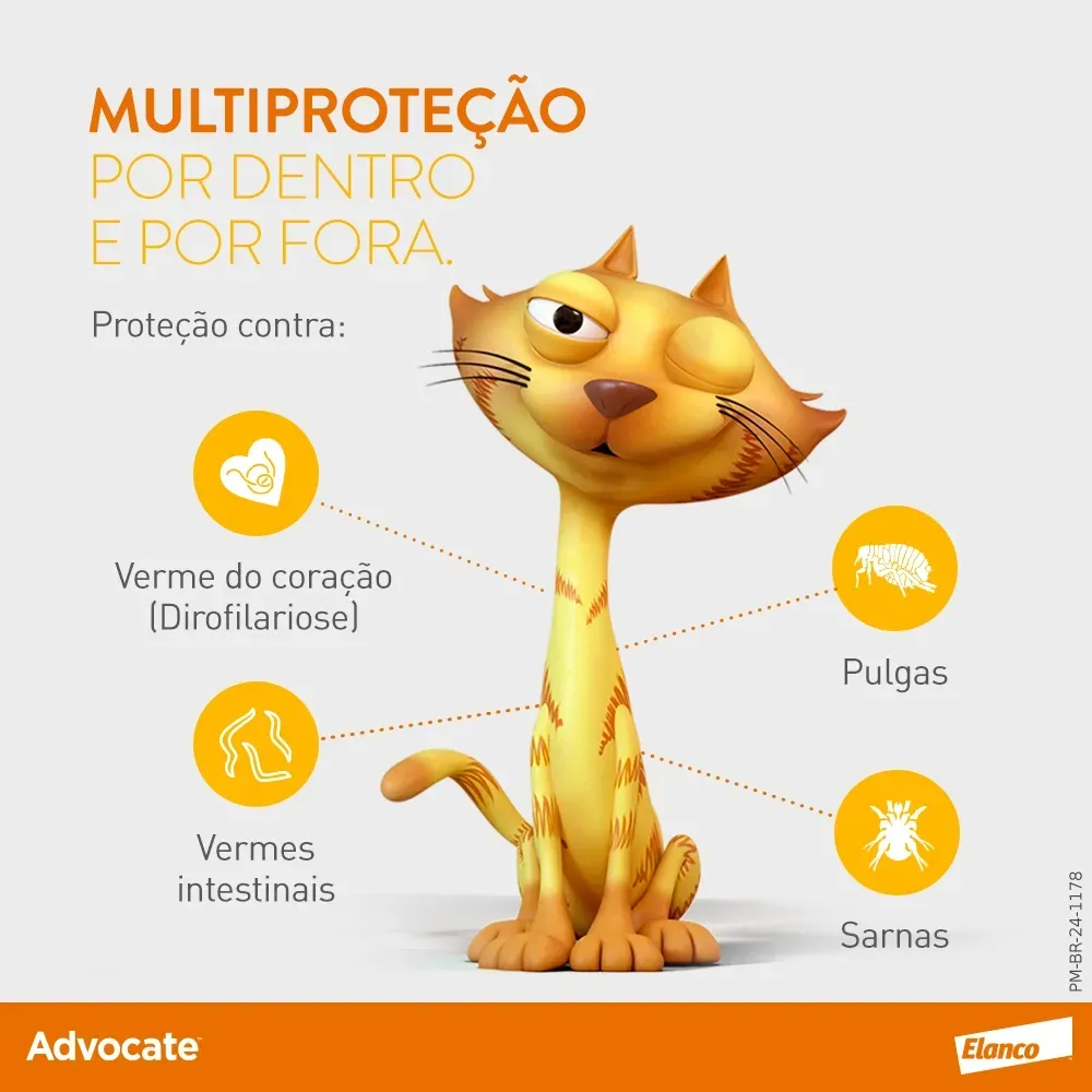 Antipulgas Advocate Gatos entre 4 e 8kg — foto 4