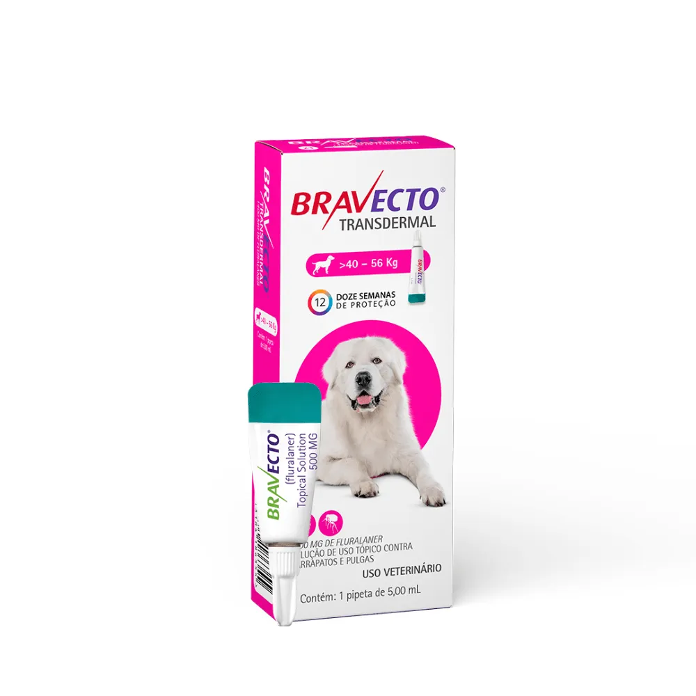 Antipulgas Bravecto Transdermal Cães 40 a 56 kg
