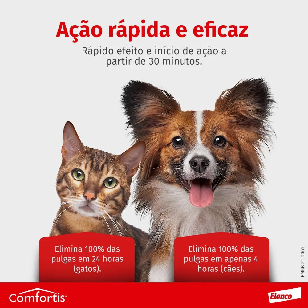 Antipulgas Comfortis 560 mg - Cães de 9 a 18Kg e Gatos de 5,4 a 11Kg — foto 3