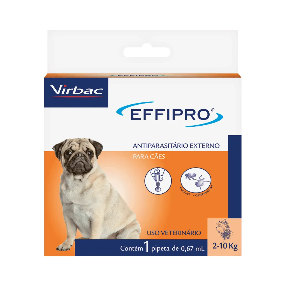 Antipulgas e Carrapatos Effipro Cães até 10kg — foto 2