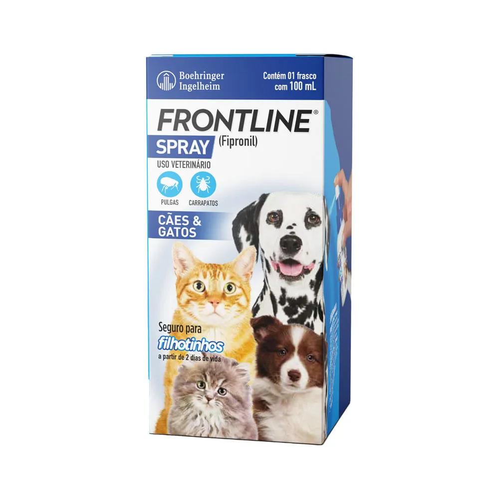 Antipulgas e Carrapatos Frontline Spray Cães e Gatos — foto 3