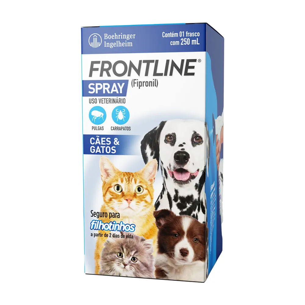 Antipulgas e Carrapatos Frontline Spray Cães e Gatos — foto 3