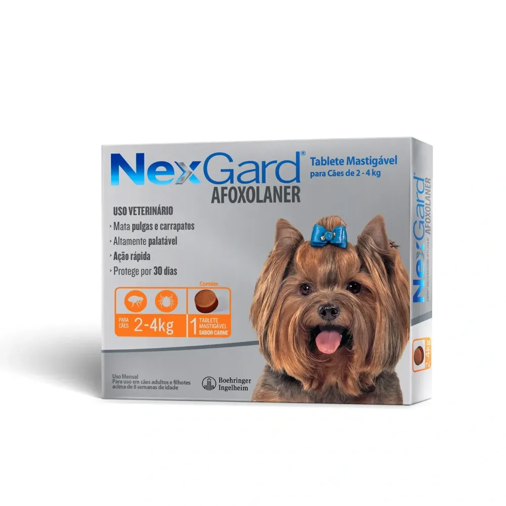 Nexgard Antipulgas e Carrapatos para Cachorros de 2 a 4kg — foto 2